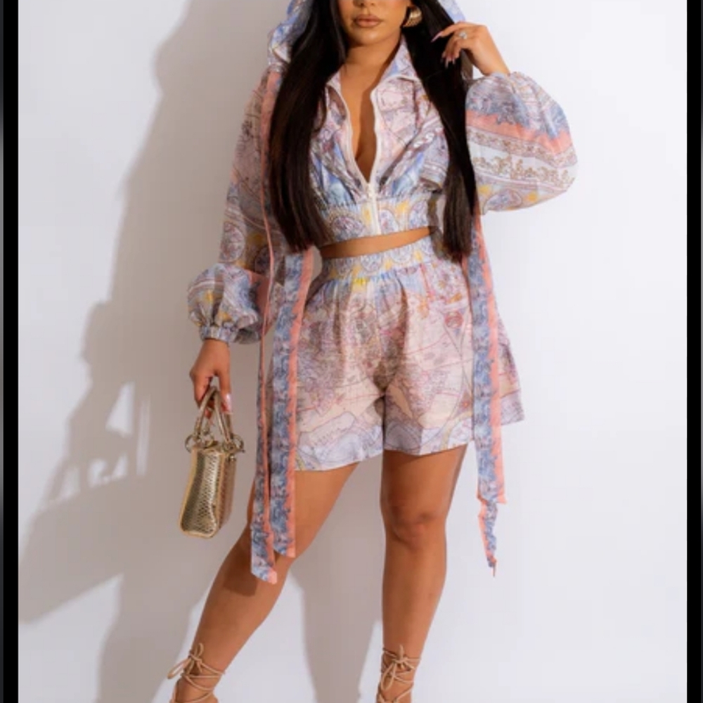 Dreamy Crop jacket set size small